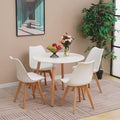 Round Dining Table and Chairs Set 4