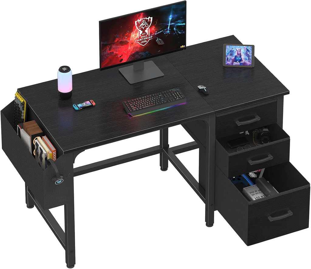 119cm Reversible Computer Desk with File Drawer