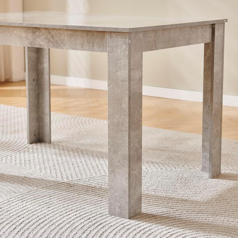 Wood Dining Table and Chairs Set of 4