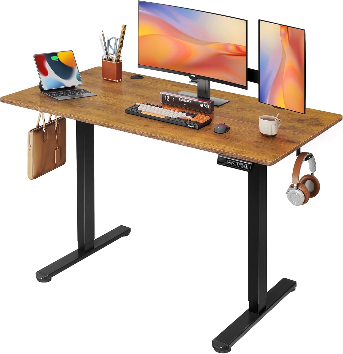 Desk Height Adjustable 120×60 cm
