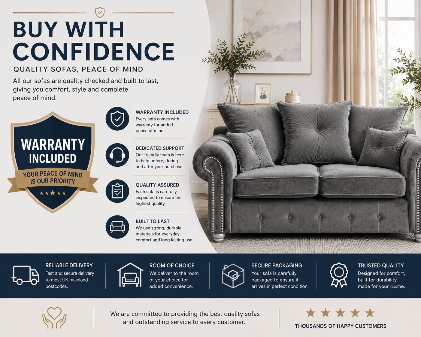 3+2 Seater Sofa Set