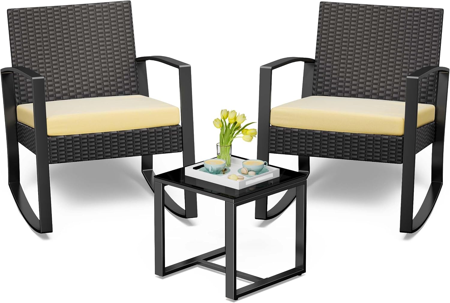 2-Seater Compact Balcony Lounge Set