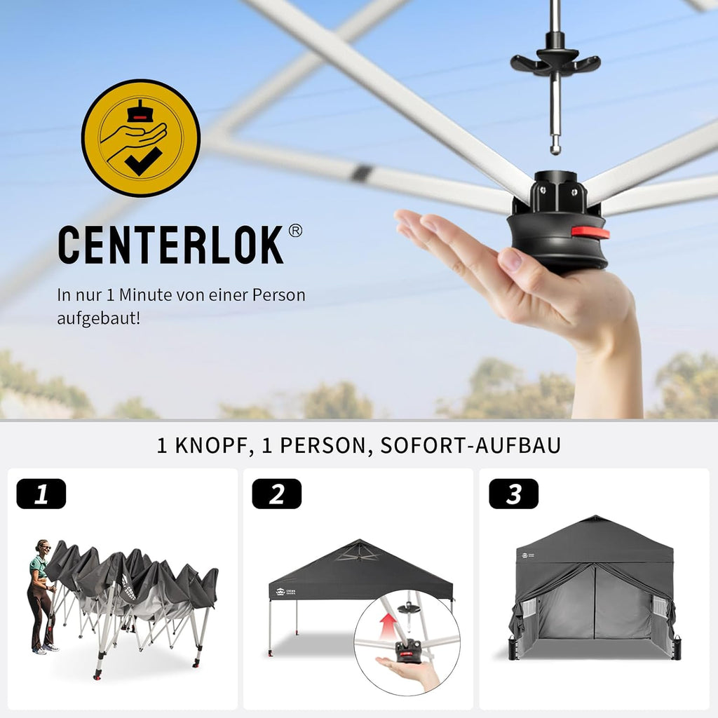 3×3m Waterproof All-Season Pop-Up Gazebo