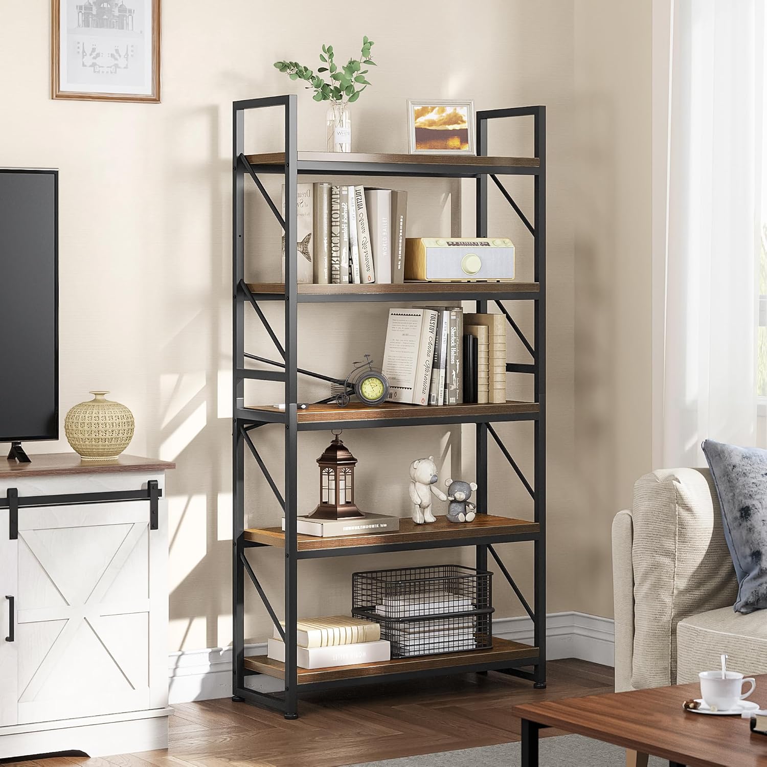 Bookcase 5 Tiers