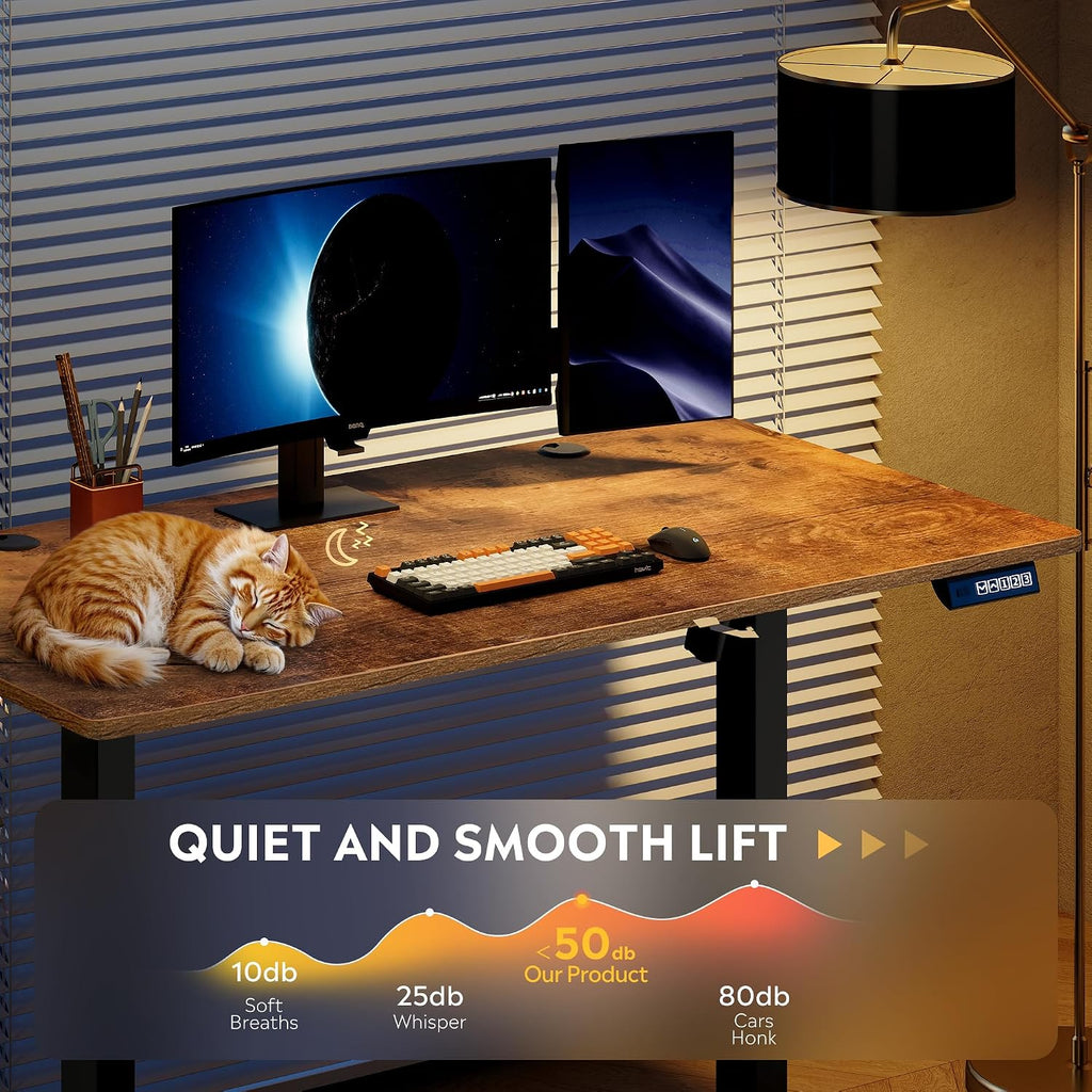 Desk Height Adjustable 120×60 cm