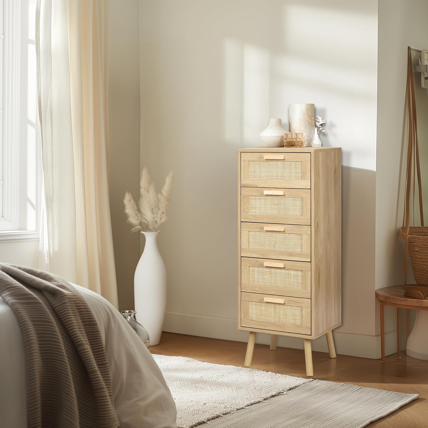 Rattan Chest of Drawers Bedroom