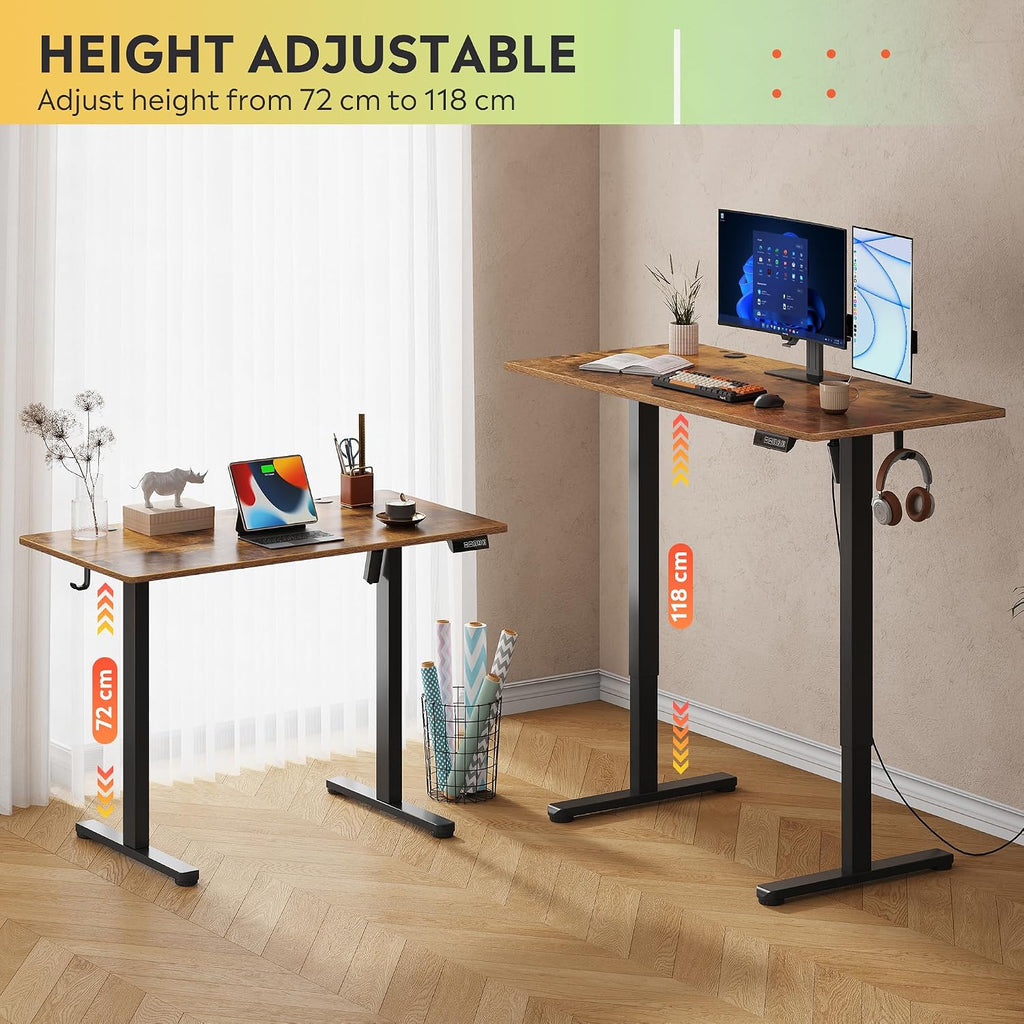 Desk Height Adjustable 120×60 cm