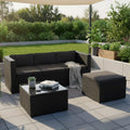 Rattan Garden Lounge Set for 3–4 People
