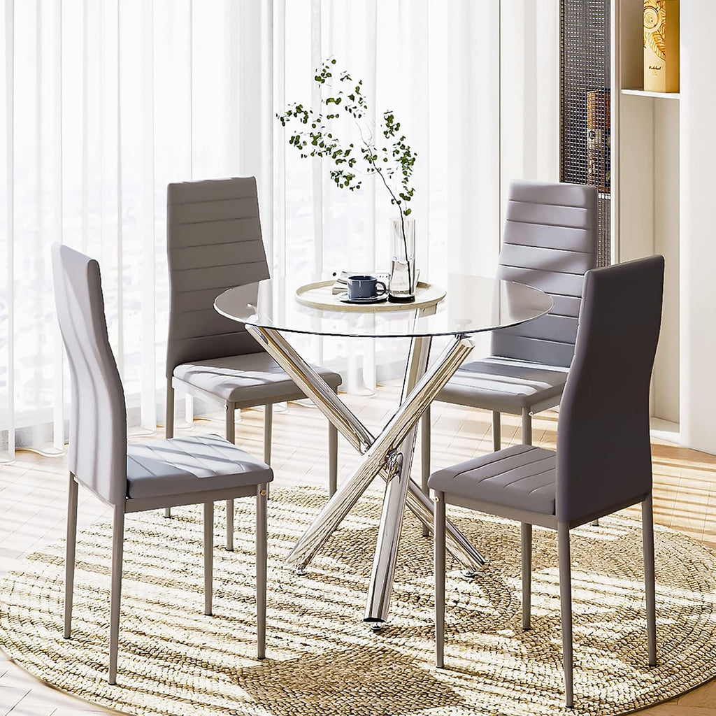 Dining Table and Chairs Set of 4