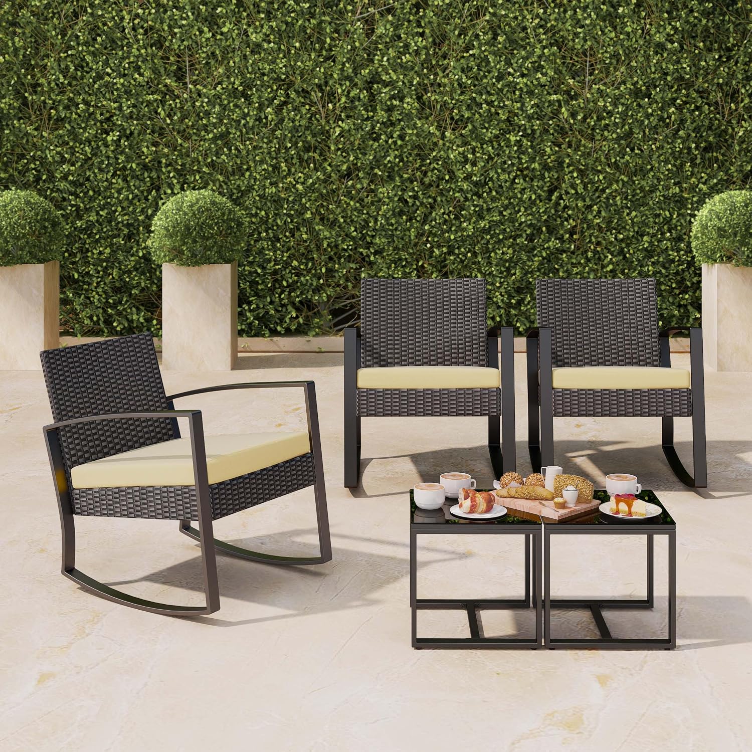 2-Seater Compact Balcony Lounge Set