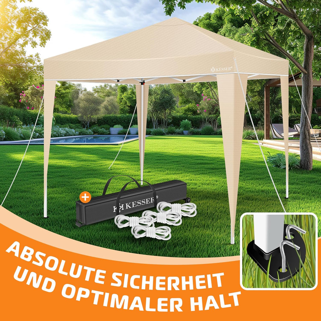 3×3m Waterproof Pop-Up Gazebo with Carry Bag
