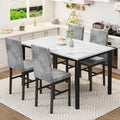 Dining Table and Chairs Set 4