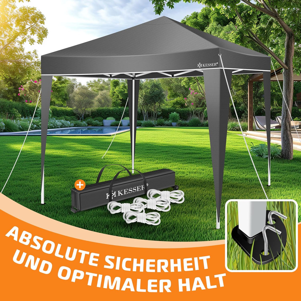 3×3m Adjustable-Height Pop-Up Gazebo